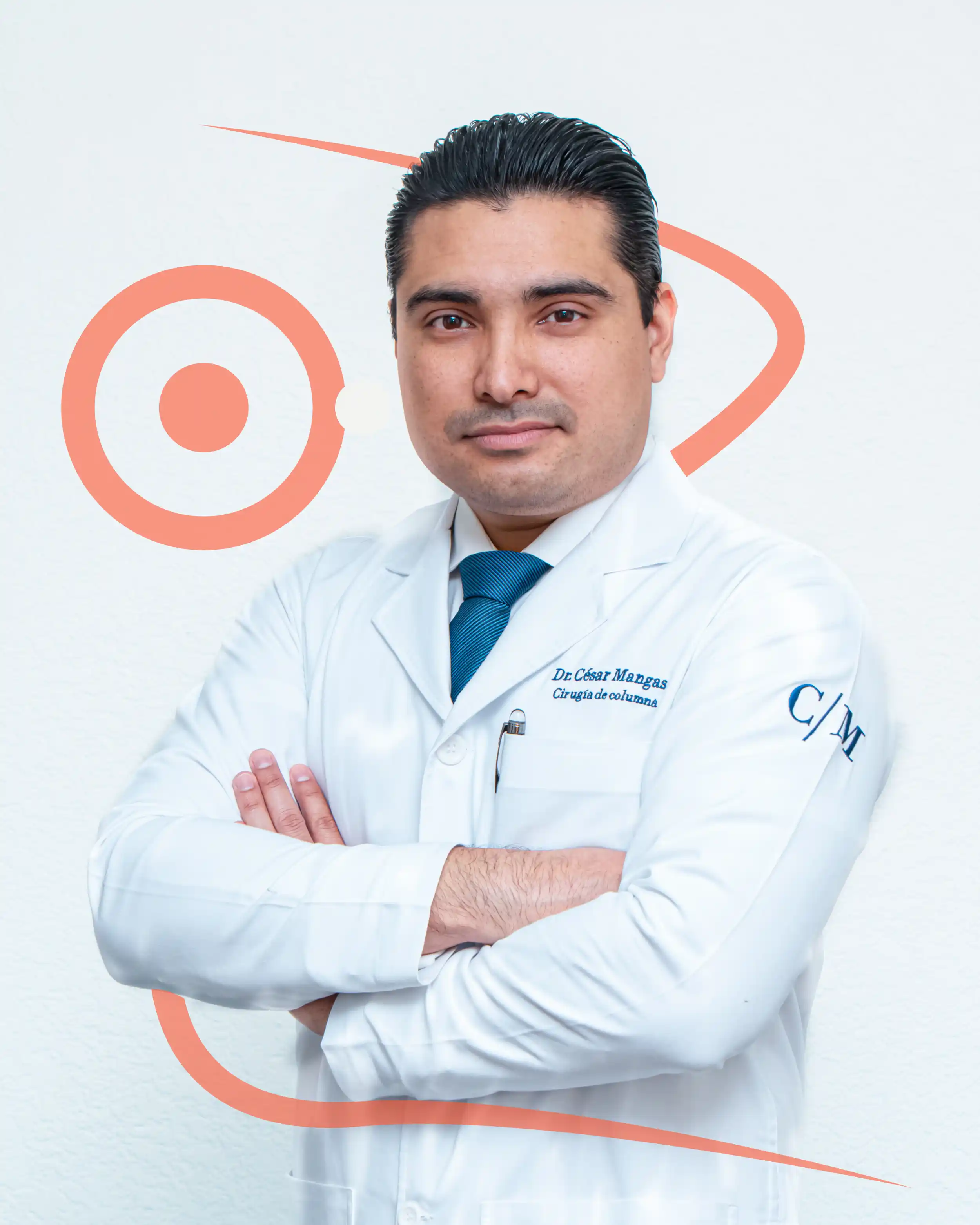 Vista previa del sitio web del Dr. César Mangas, especialista en ortopedia